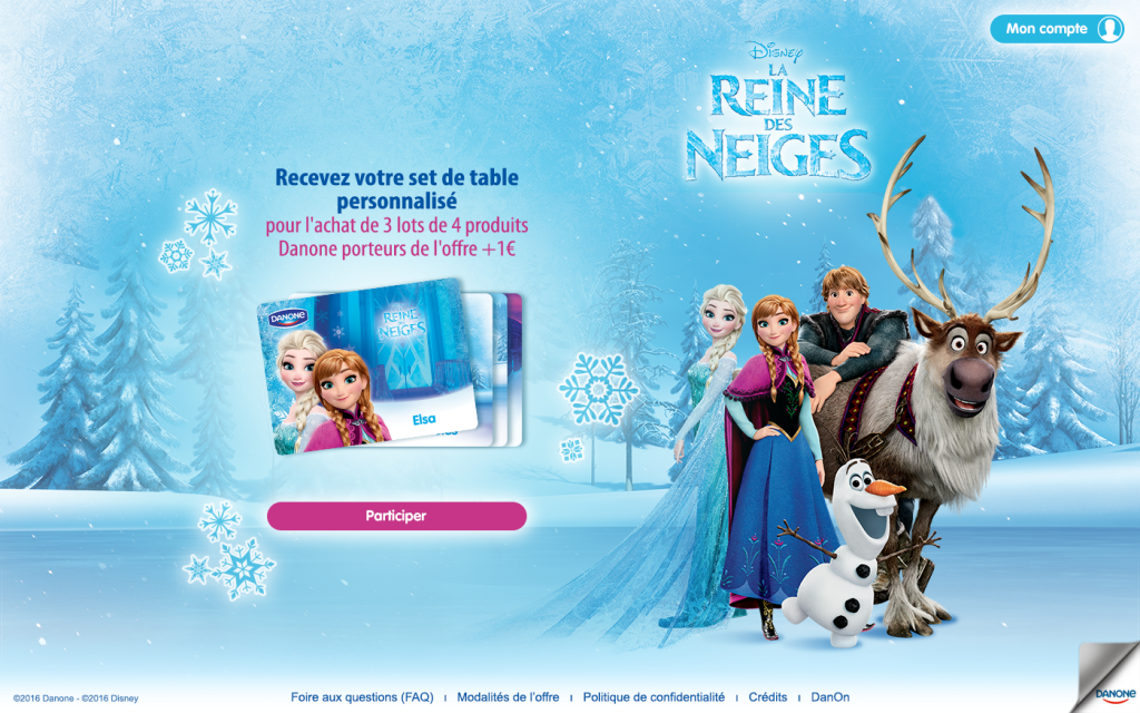 Danone – La reine des neiges